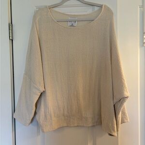 Elizabeth Suzann Raw Silk top